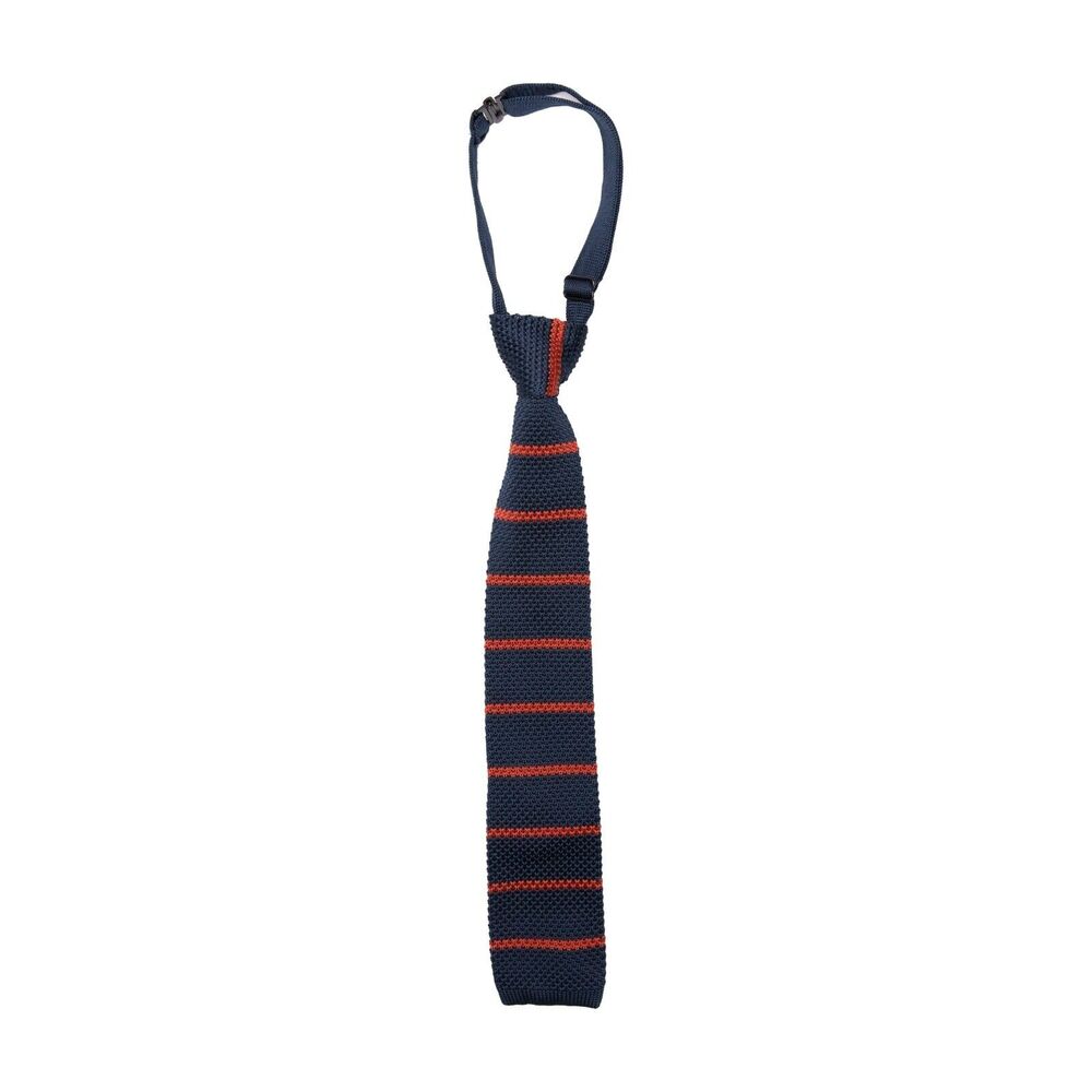 Andy & Evan Boy Strip Tie Navy 3353